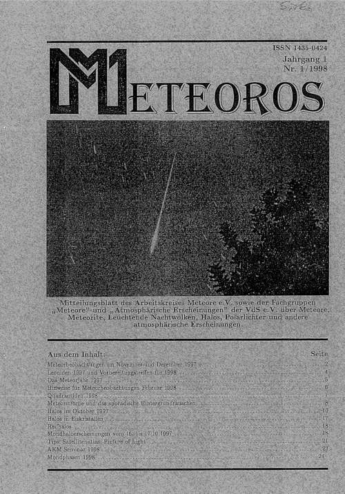 METEOROS Nr. 01/1998
